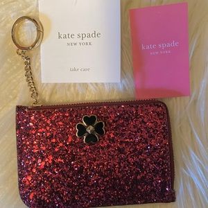 Kate Spade medium zip card holder